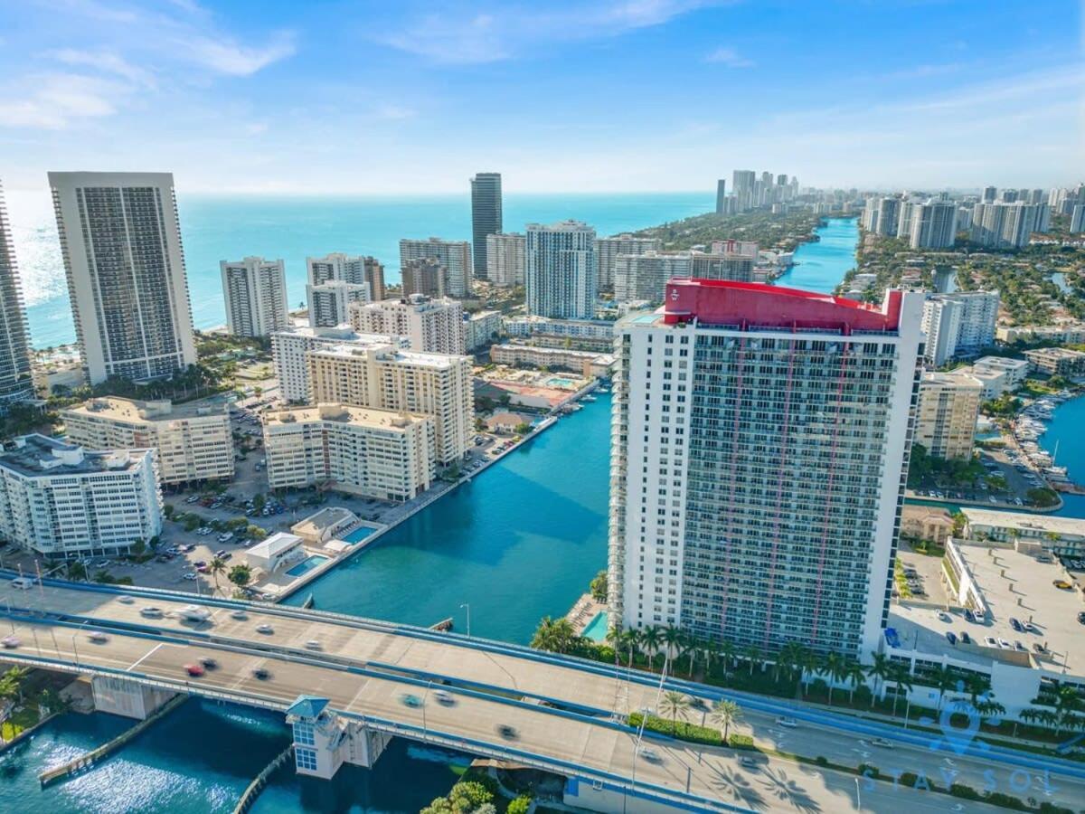 Infinite Views, Amazing Pool, Gym, Near Beach Hallandale Beach Dış mekan fotoğraf